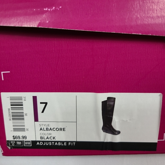 NWOT WOMENS WEDGE KNEE HIGH BOOTS - Picture 8 of 9